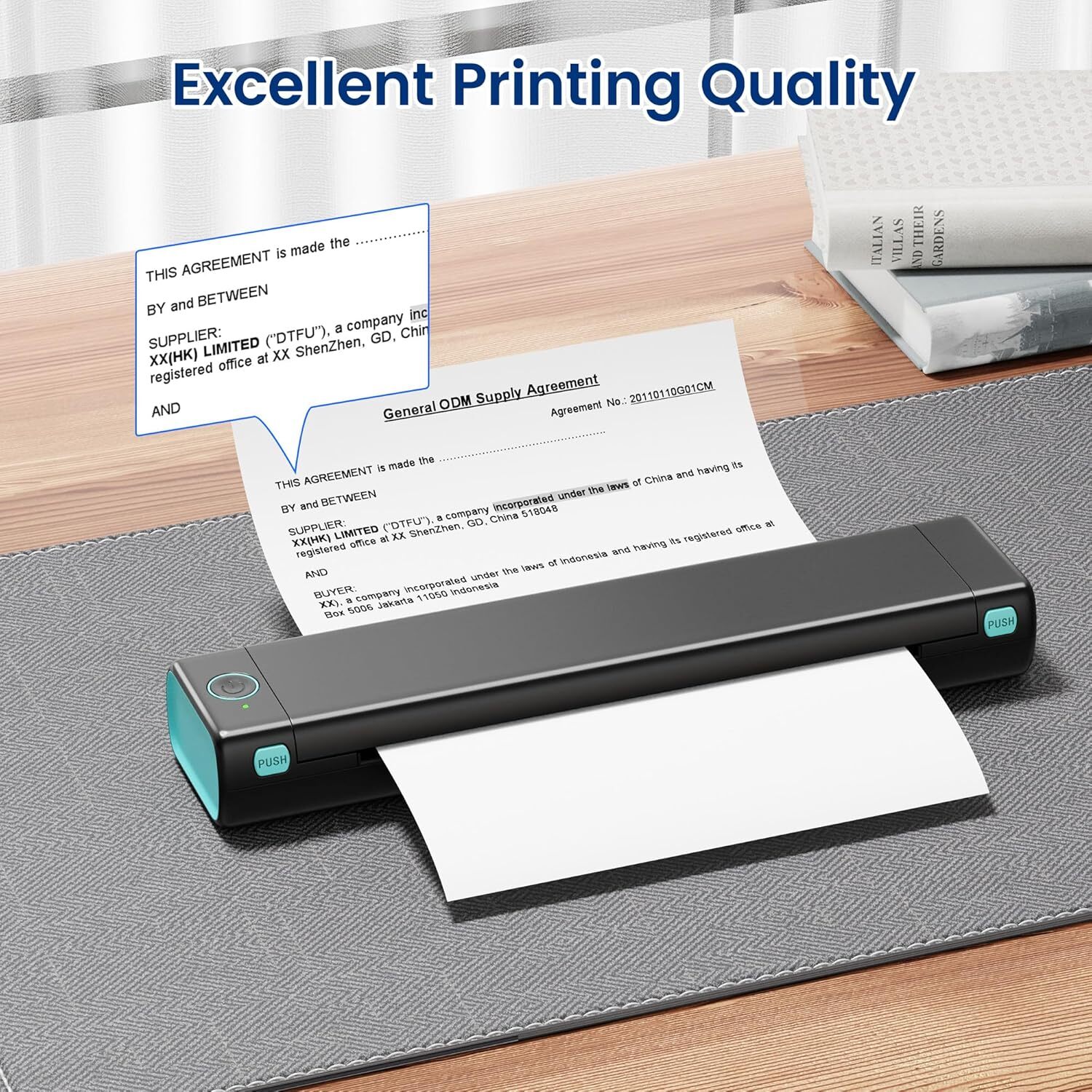 100-1000 Sheets A4 Thermal Paper 8.5″x11″ for M08F M832 Brother PocketJet PJ762