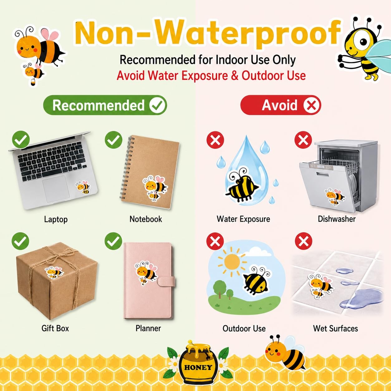 Printable Crystal Clear Vinyl Sticker Paper 100% Glossy Clear Stickers