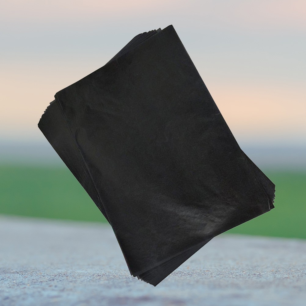 100Pcs Reusable Carbon Transfer Paper Black for Writing Tracing Art