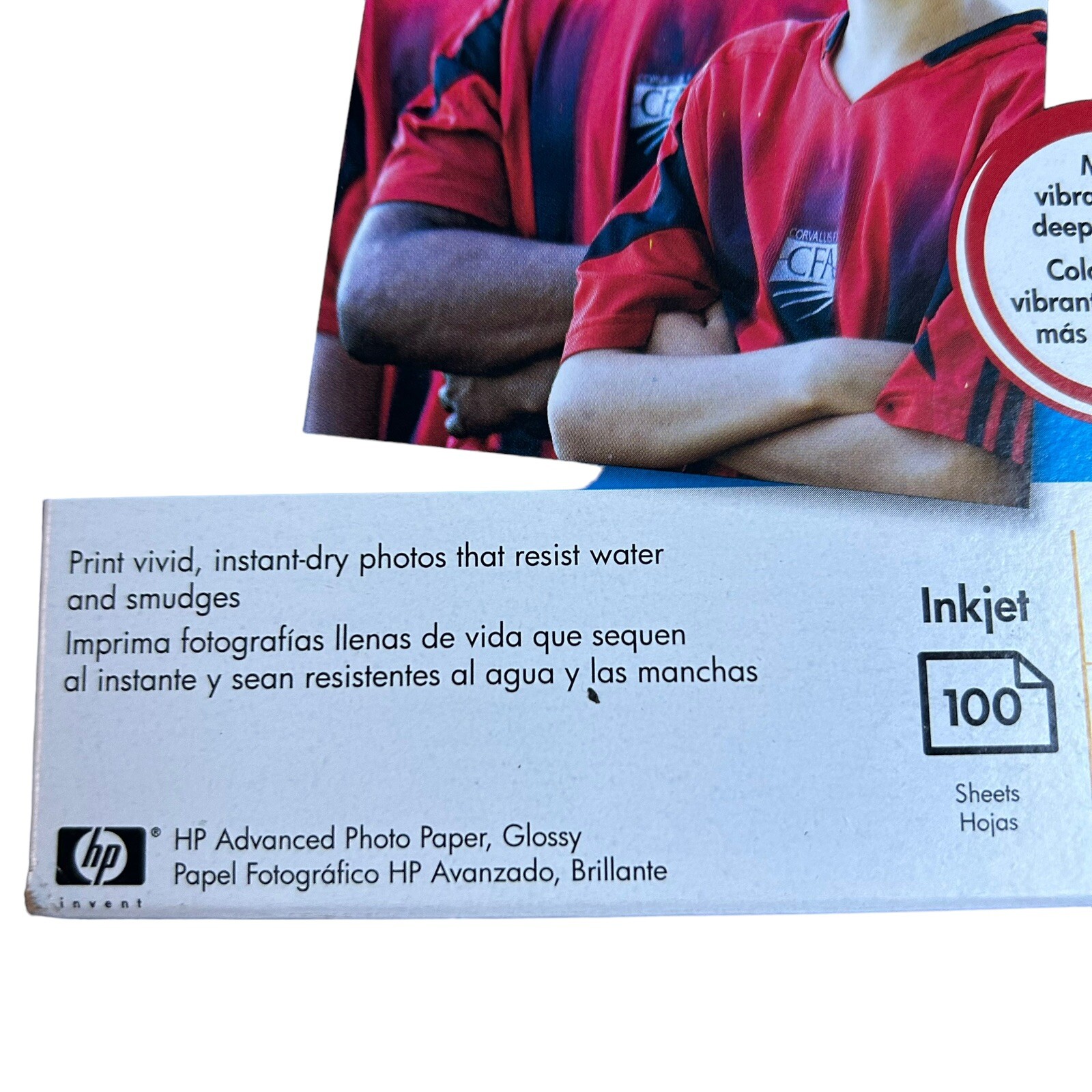 HP Advanced Photo Paper 4”x6” Glossy 100 Sheets Use with Ink Jet NOS