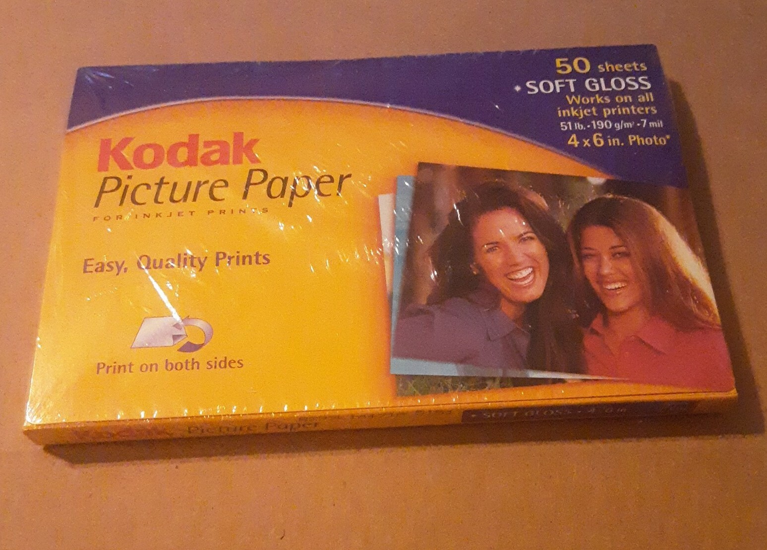 Kodak Picture Paper Soft Gloss 50 Sheets 4×6 in. – NEW