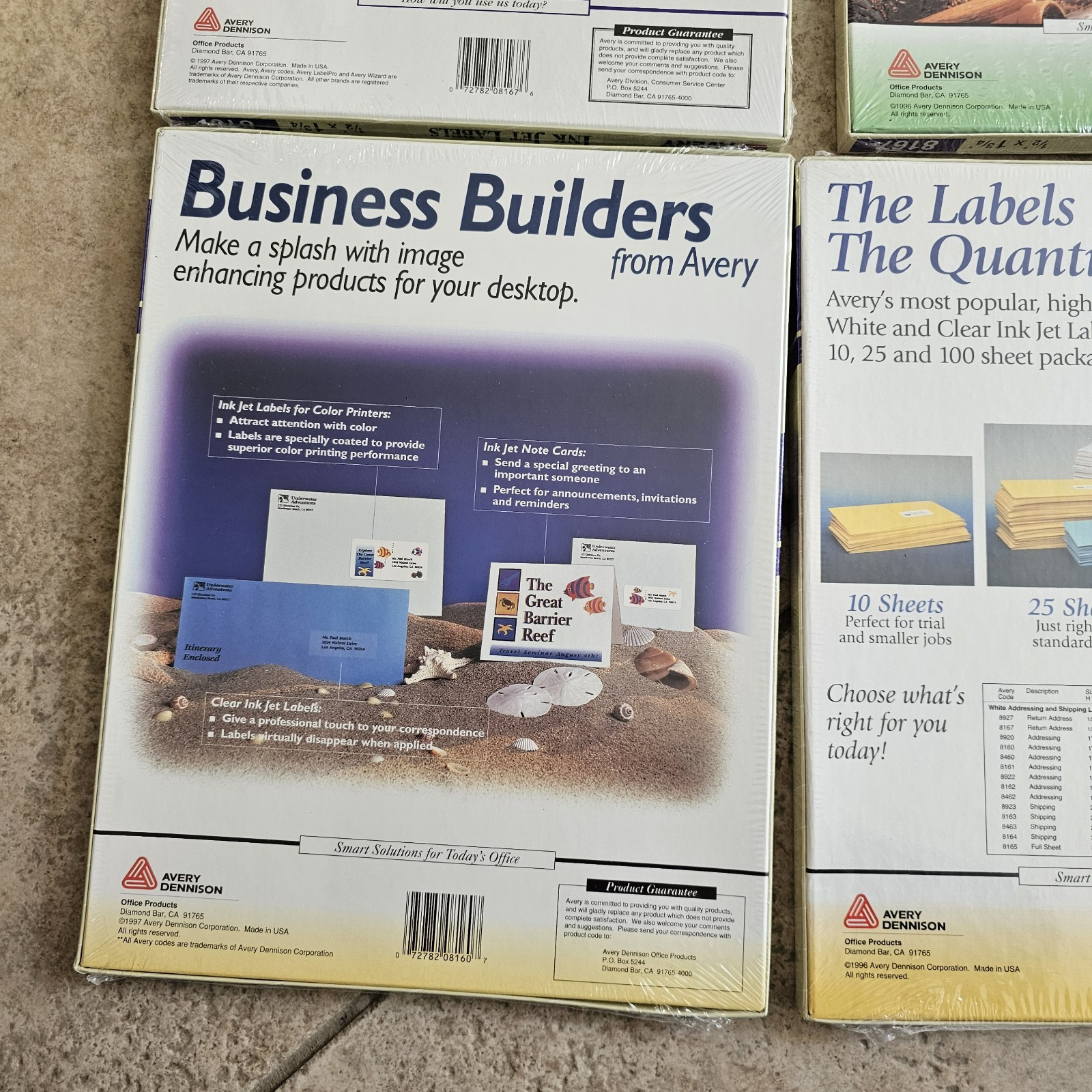 Avery Ink Jet Labels, CD Labels and Canon Iron-On Transfer Paper