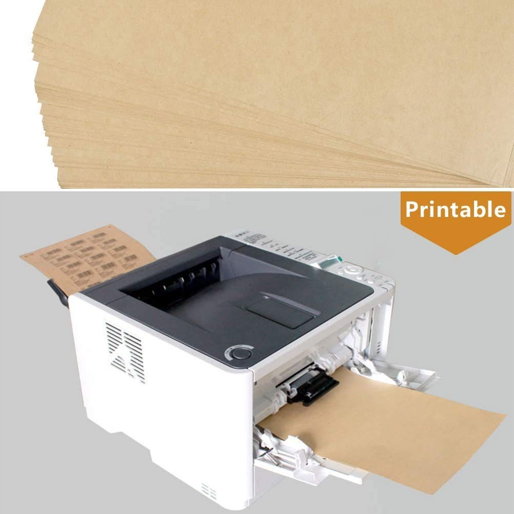 Bosster A4 Kraft Paper 100 Sheets A4 Cardboard Paper Brown Paper 100gsm z…