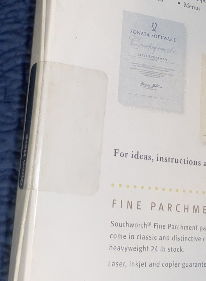 Southworth Fine Parchment Paper Ivory 157 Sheets Laser Ink Jet Copier VTG