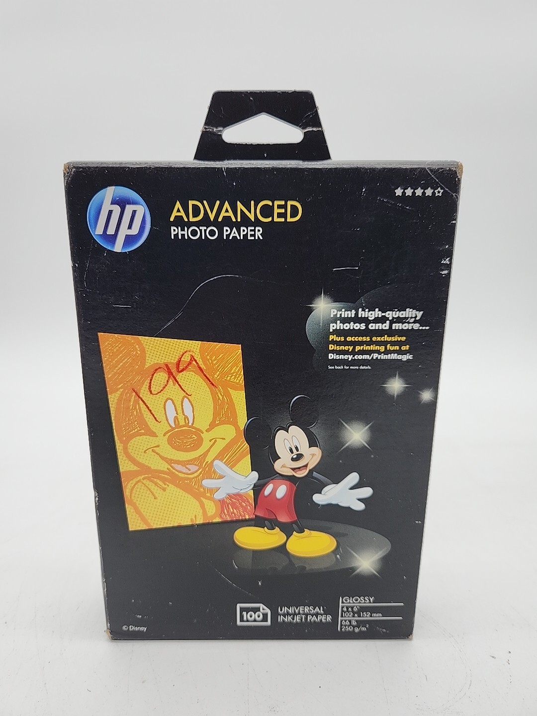 HP Advanced Photo Glossy Q6638A Paper 100 Sheets 4×6 66lb All InkJet Printers