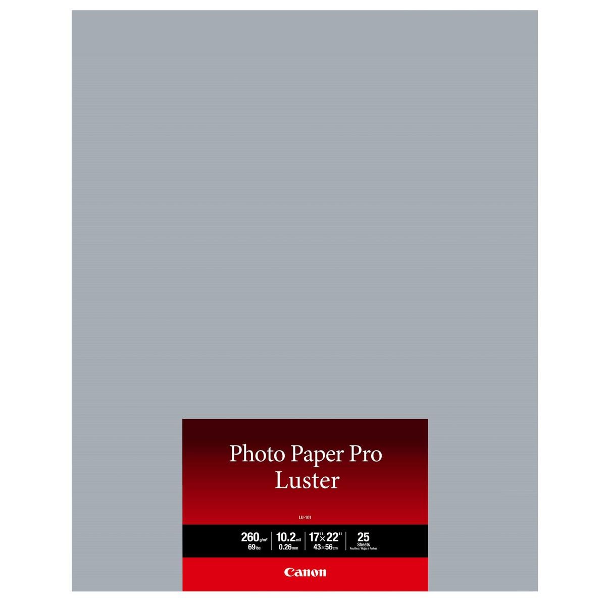 CanonInk Luster Photo Paper Inkjet Photo Quality Paper (6211B025)