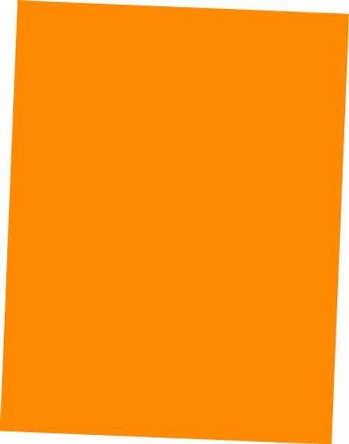 – 8-1/2 x 11″ Neon 8.5″ x 11″ – 1 Per Page | 25 Labels Orange Fluorescent