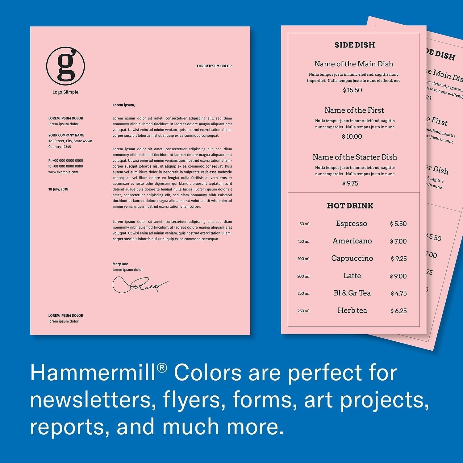 FSC Certified Colored Printer Paper – 10 Ream