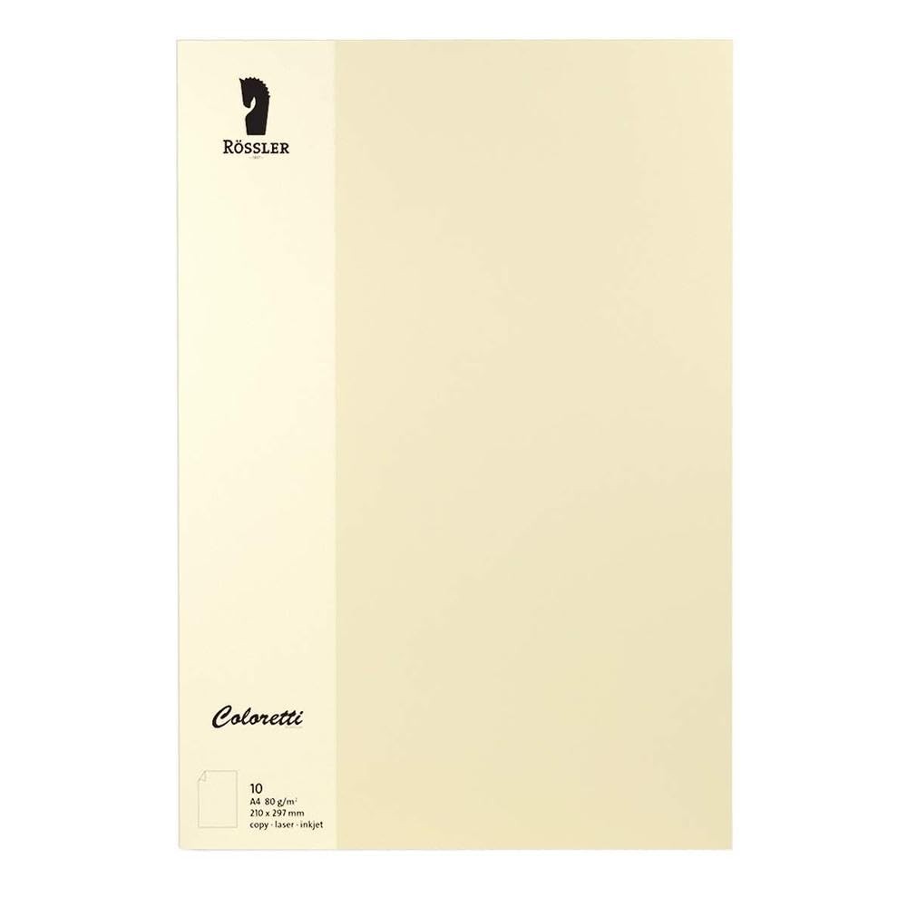 220701512 Coloretti stationery, 80 g/m², DIN A4, cream, 10 sheets