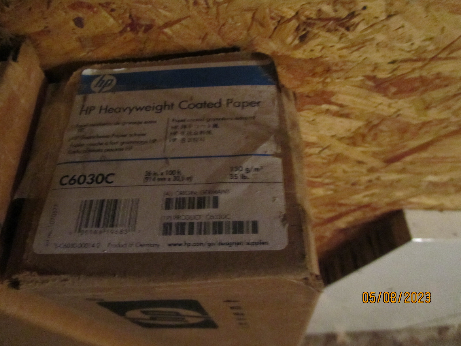 HP Inkjet Print Coated Paper C6030C 36″x100ft 1 Roll White C6030C 35lb