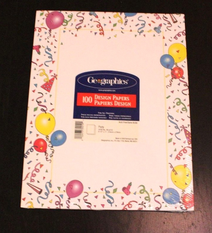 Geographics Party Design Paper – GEO39219