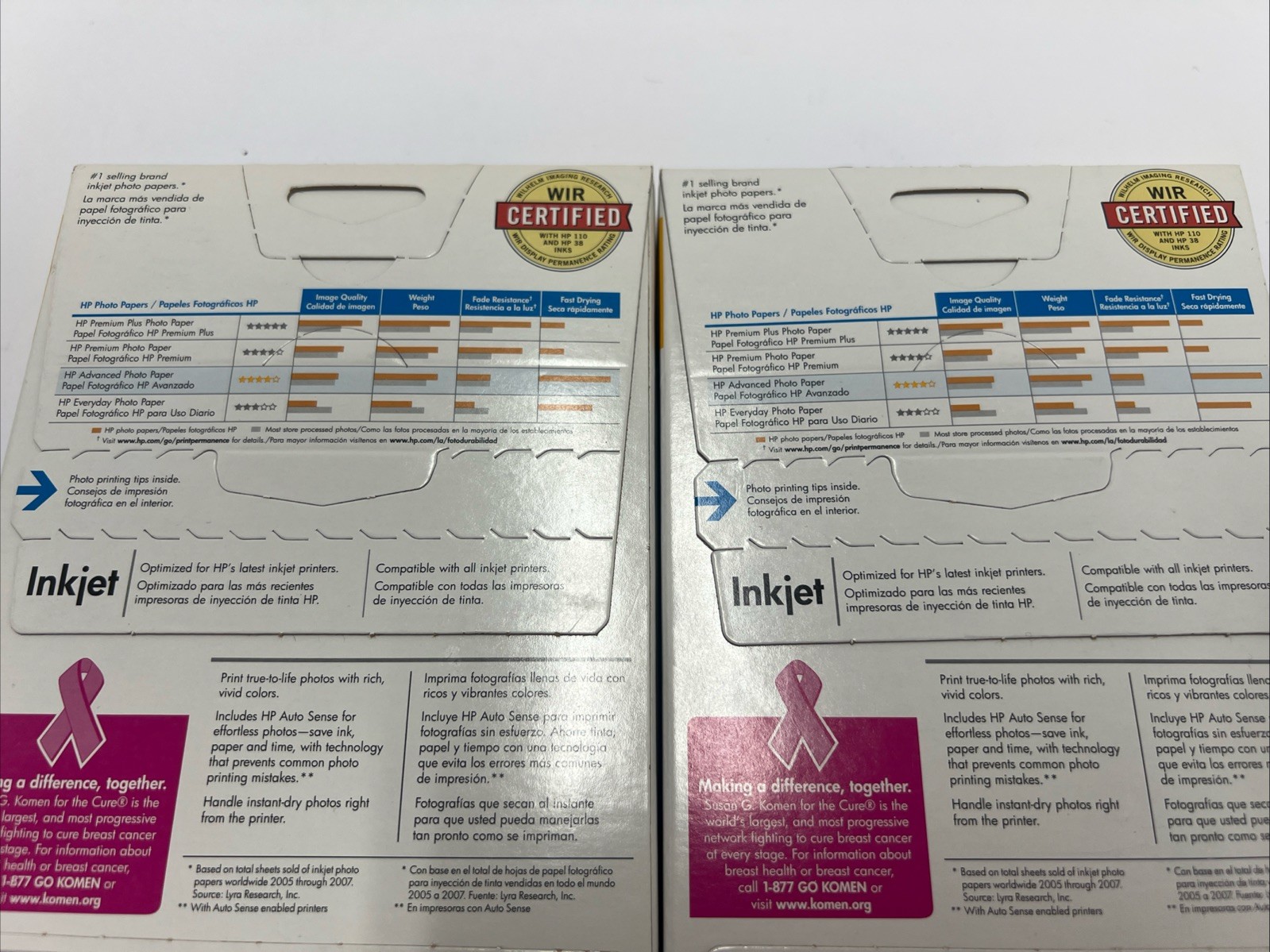 HP Advanced Photo Paper Glossy 100 Sheets 4×6″ Inkjet Boxed (Set Of 2) Boxed
