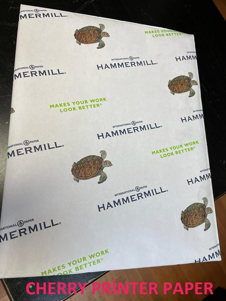 Hammermill Recycled Colored Paper 20lb 8 1/2 x 11 Cherry 500 Sheets/Ream 102210
