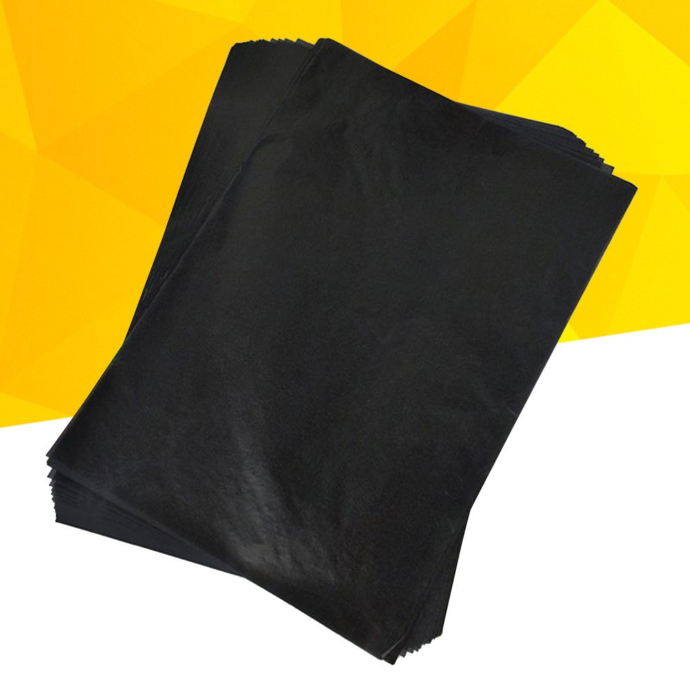 75pcs Transfer Paper Tracing Paper Graphite Painting (Black) carbon paper