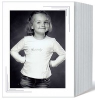 1×125 Daiber passepartouts 13x18cm white / 3 corners 20113 passe-partout &