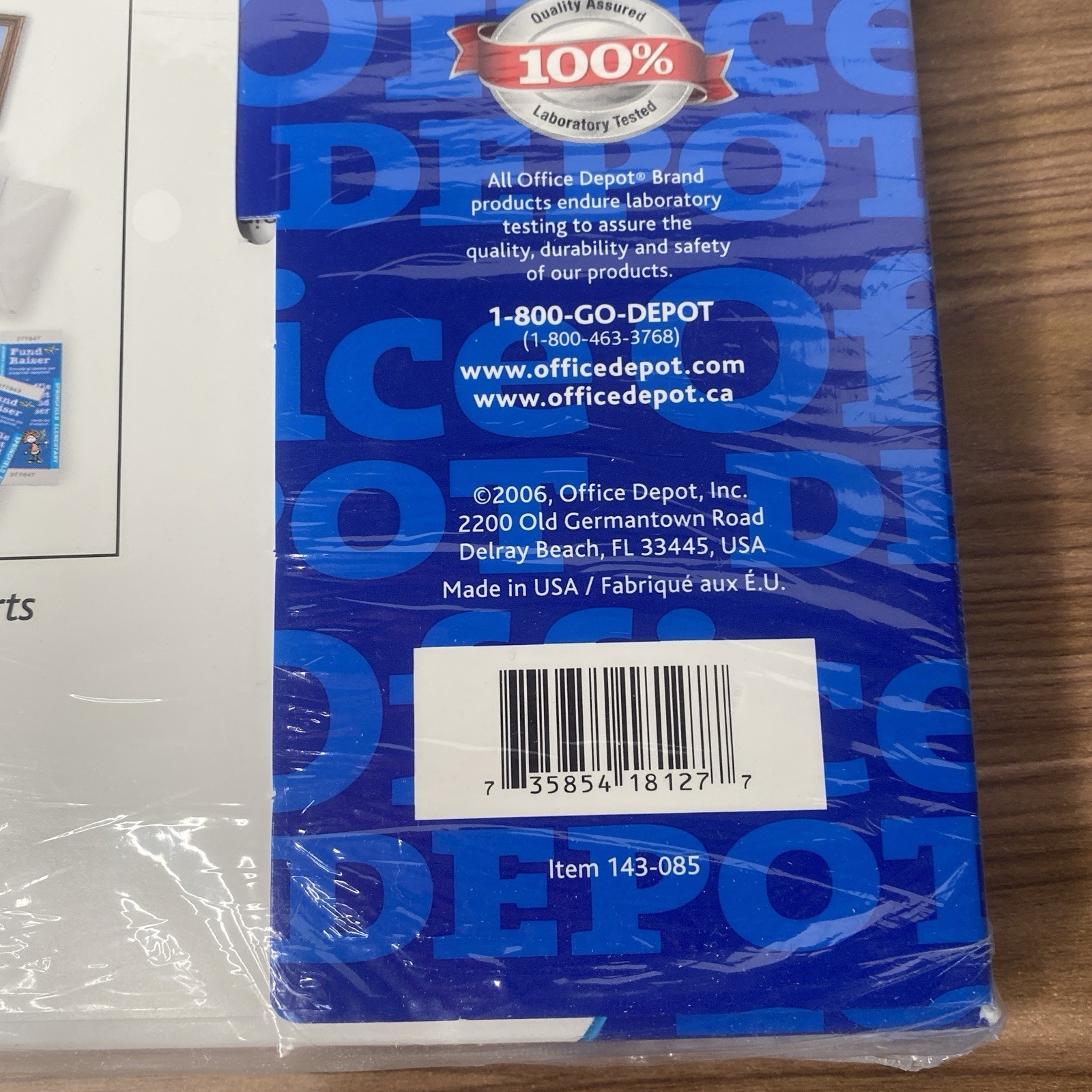 Office Depot Glossy Premium Tri-fold Brochure & Flyer Paper Inkjet 100 Sheet NEW