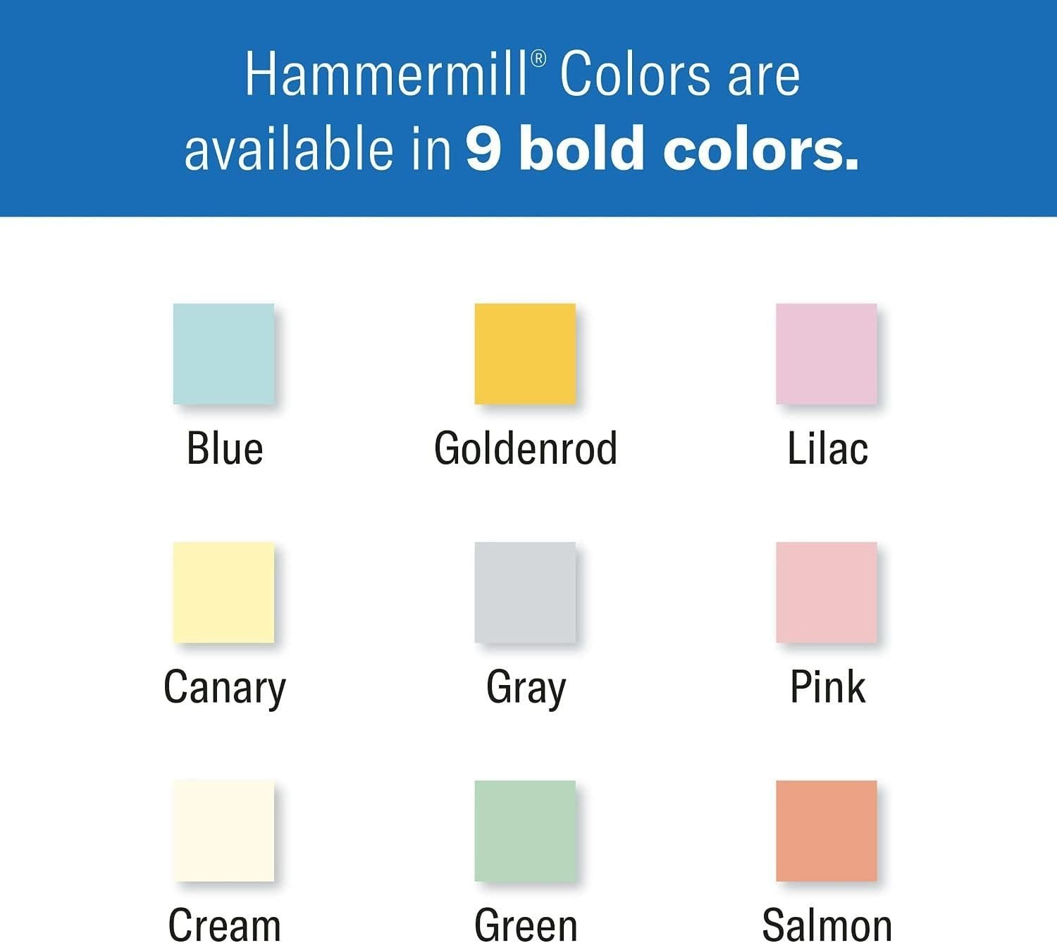 500 Sheets of 20 lb Blue Colored Paper – Smooth & High Opacity for Printing