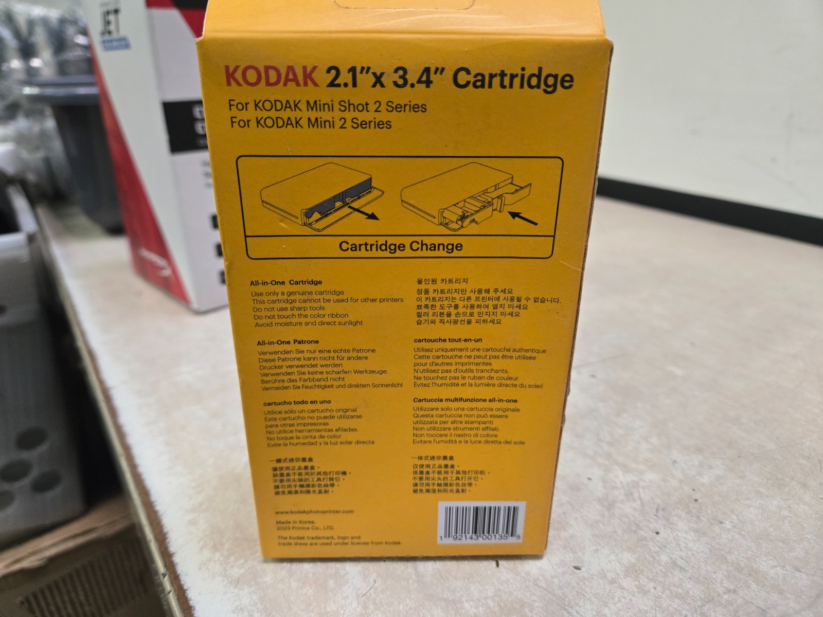 Kodak Cartridge 2.1 X 3.4 30 Sheets For Kodak Mini Shot 2 Series Sealed