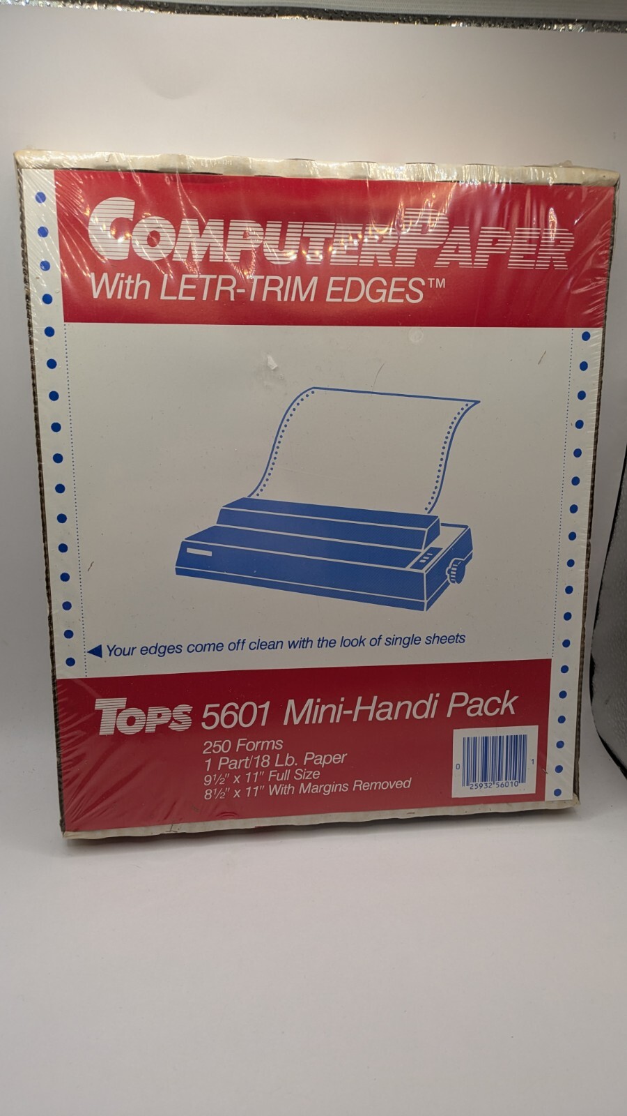 Vintage TOPS computer paper MATRIX NEW SEALED printer DOT 5601
