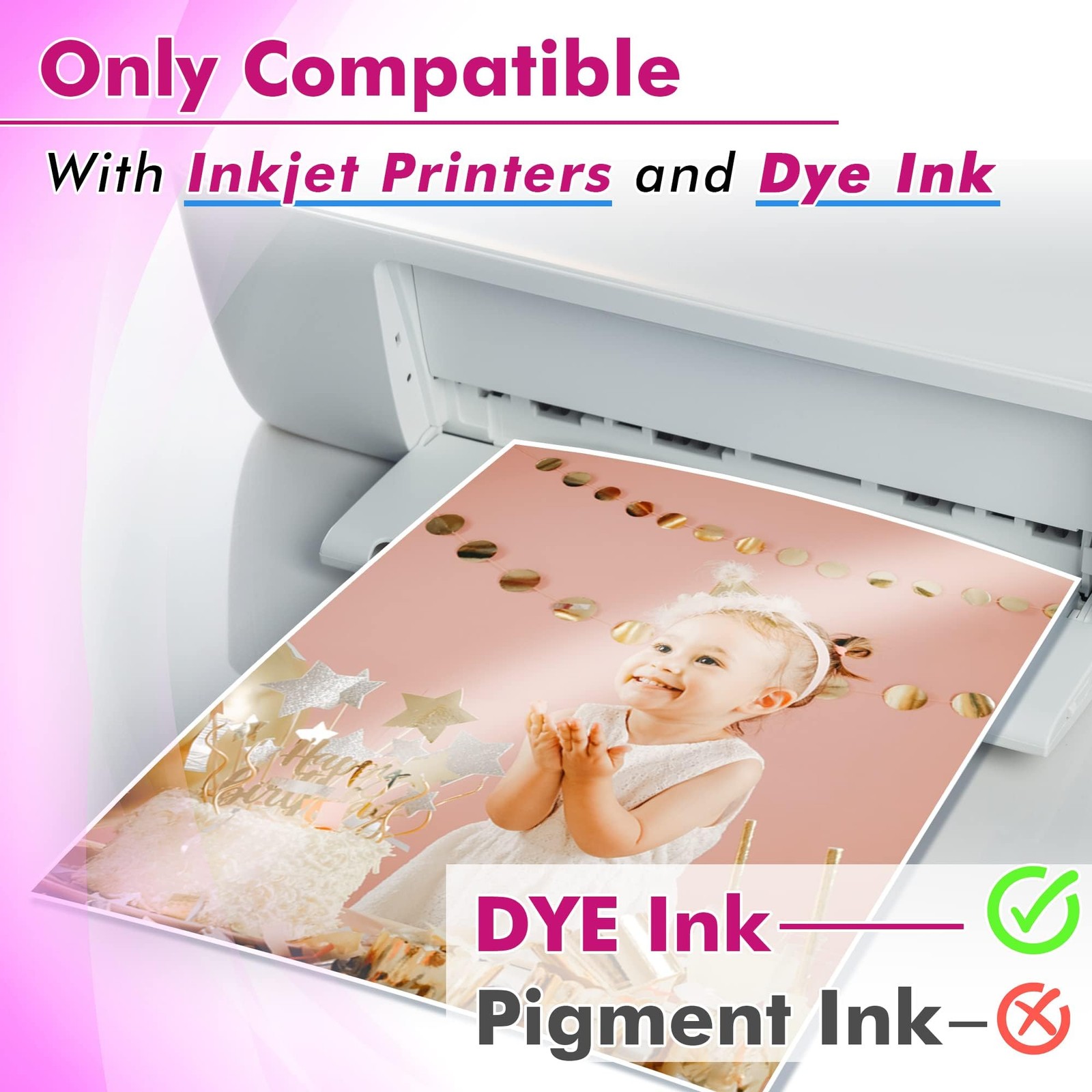 Koala Glossy Inkjet Photo Paper 4X6 Inches 48lb 100 Sheets Professional Gloss…