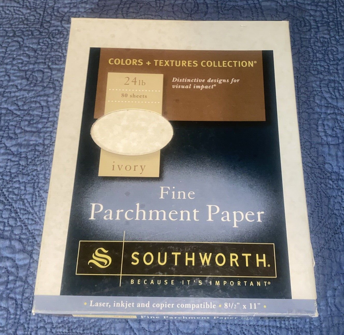 Southworth Fine Parchment Paper Ivory 157 Sheets Laser Ink Jet Copier VTG