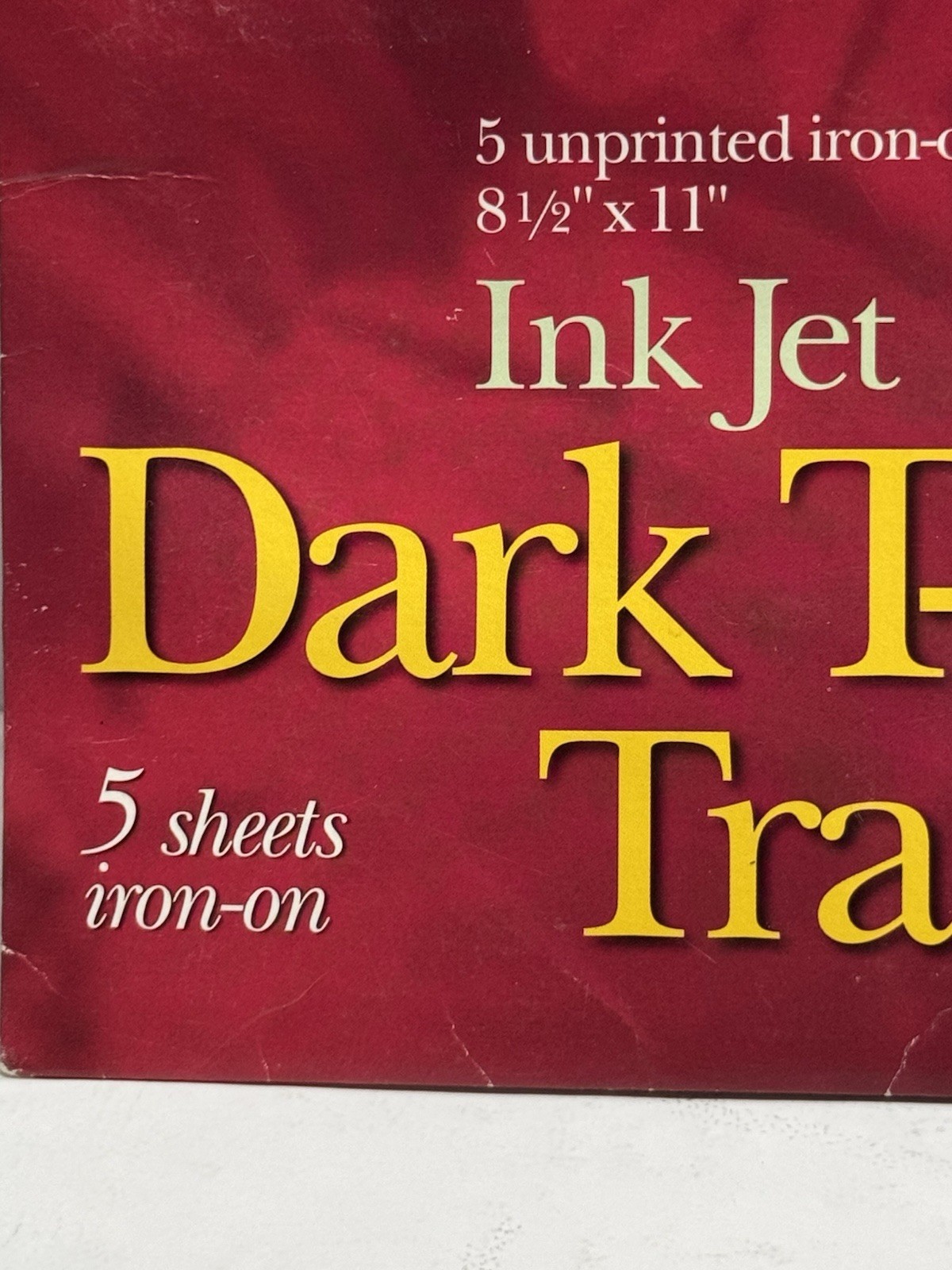 Avery 3279 Printable T-Shirt Iron-On Transfers Dark Fabrics Inkjet 8.5”x11”