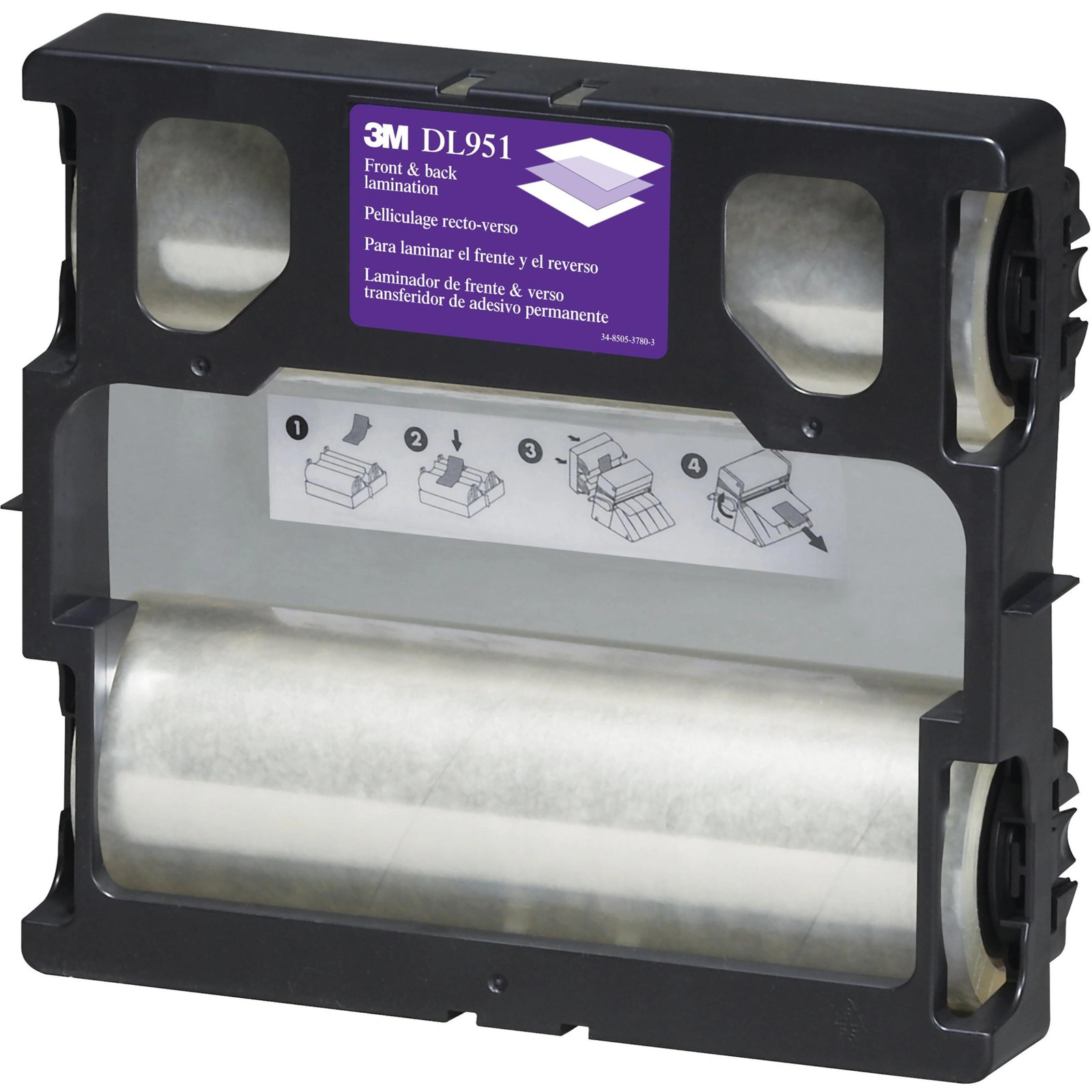 3M Dual Lamination Refill Cartridge For LS950 Laminating Systems, 8-1/2″ x 100′