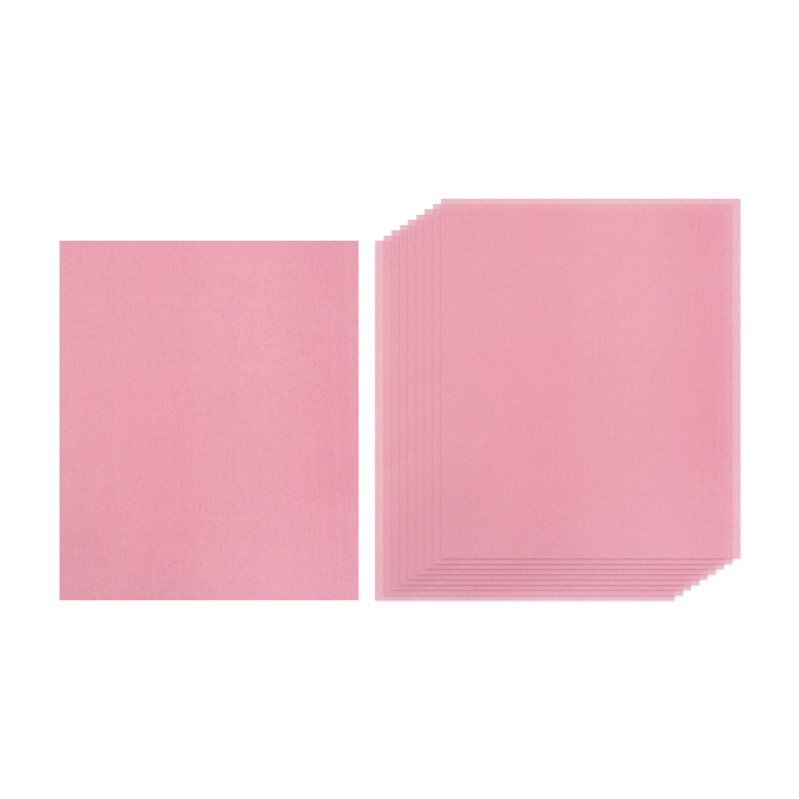 50 Pcs Sticker Paper for Printer 50 Pcs Full Sheet A4 Sticker Labels Pink