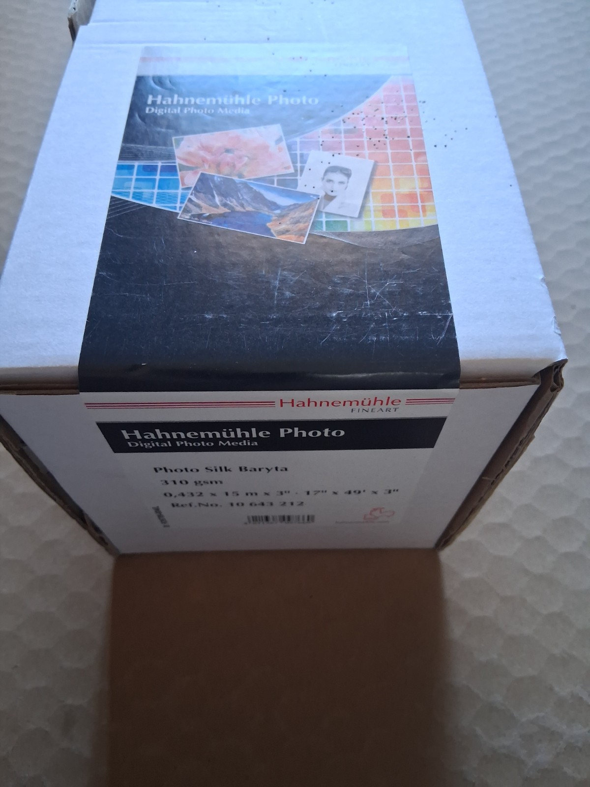 Hahnemuhle Photo Paper Silk Baryta 310 gsm 17″x49’x3″ Roll