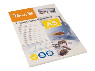 Peach Laminating Film A5 125mic PPR525-03 Glossy 25pcs Laminating 510439
