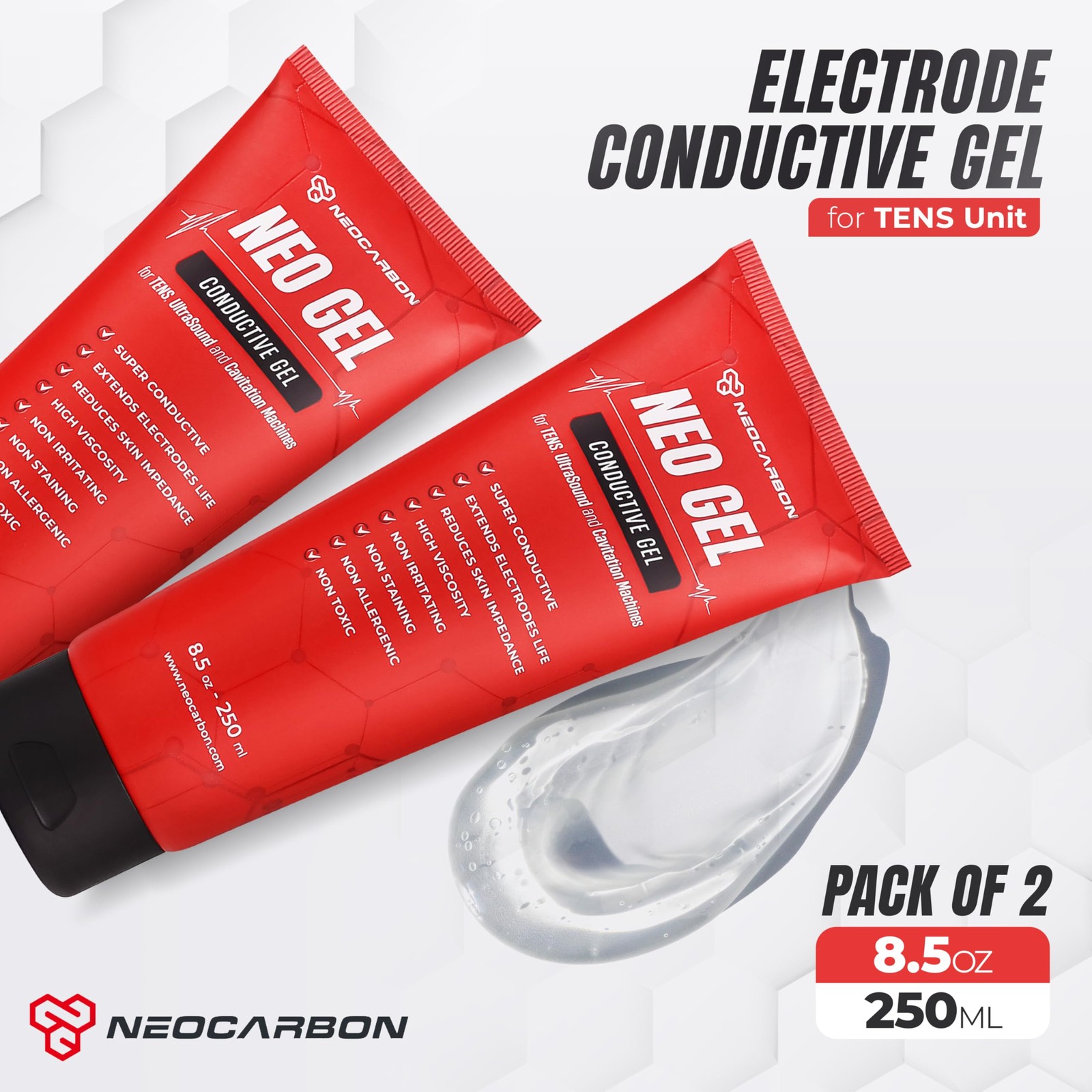 Electrode Conductive Gel for TENS Unit, Doppler Ultrasound Device, Cavitation…