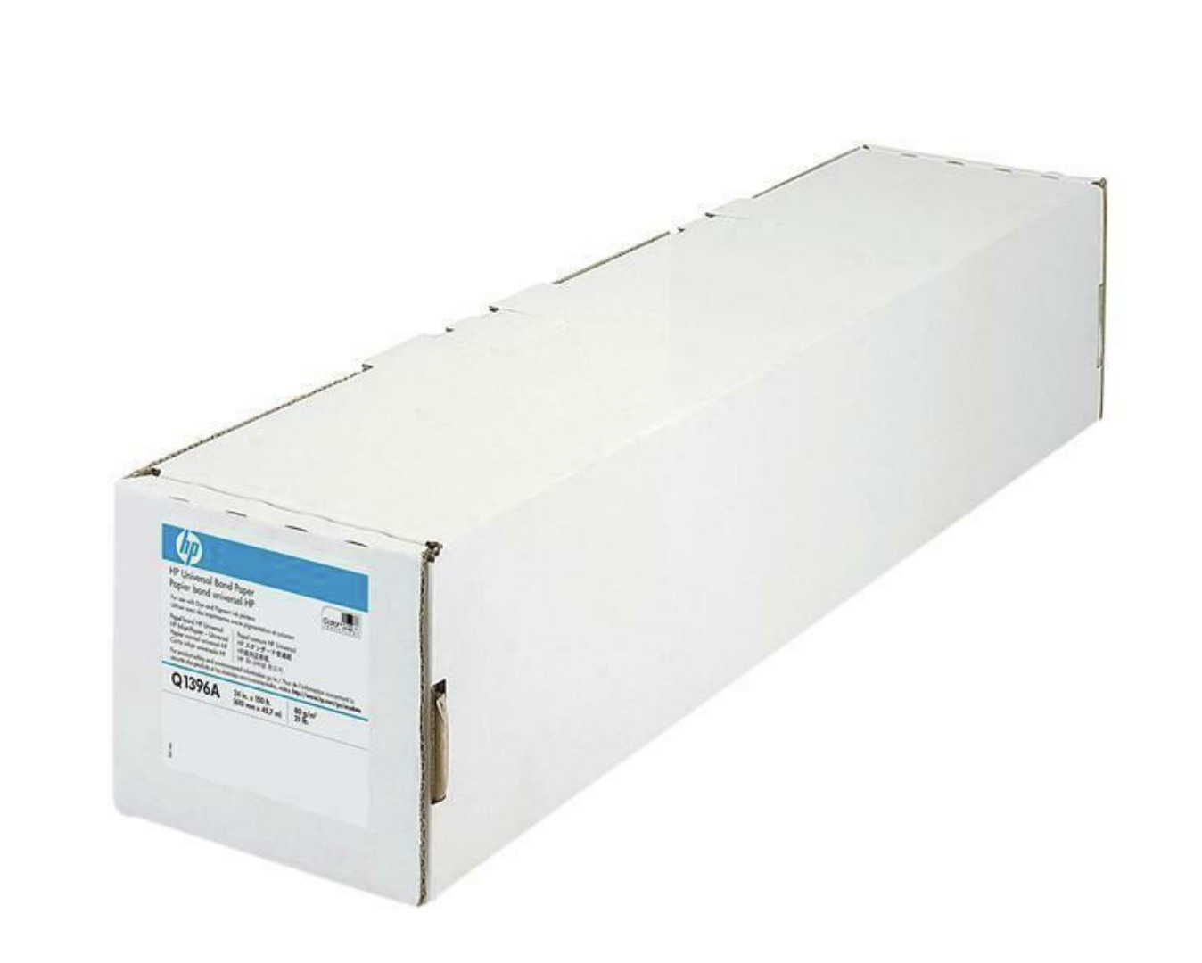 HP Q1396A Universal Bond Paper – 24″ x 150′ paper for HP designjets – 1 roll