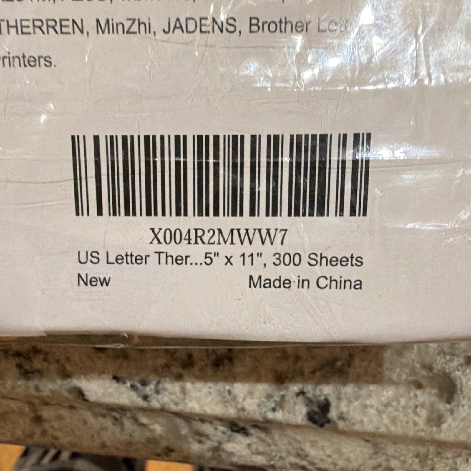 TUXIYA Thermal Letter Paper 8.5×11 300 Sheets Matte 100gsm White Brother