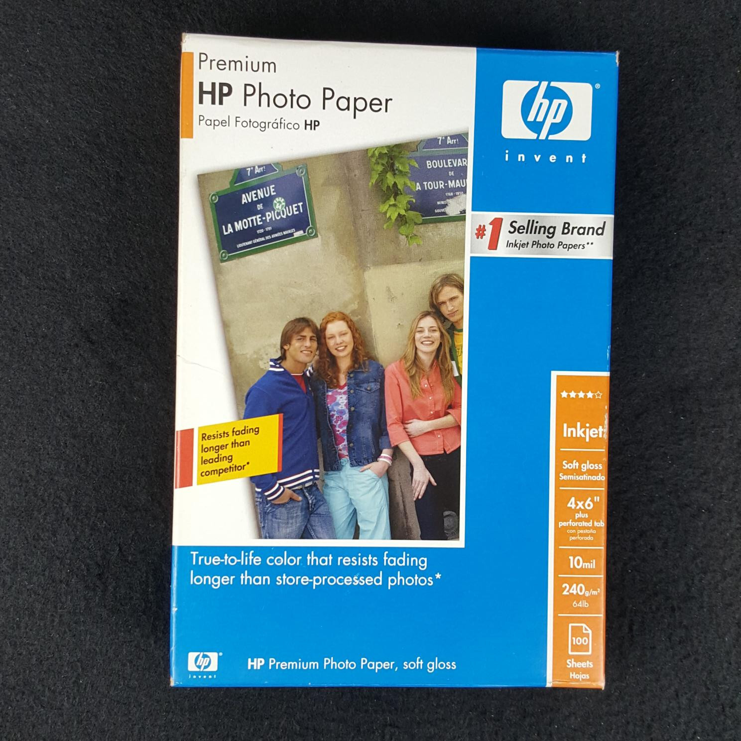 HP Premium Soft-gloss Photo Paper 100 Sheets 4 x 6 in 64lb Q6563A Sealed