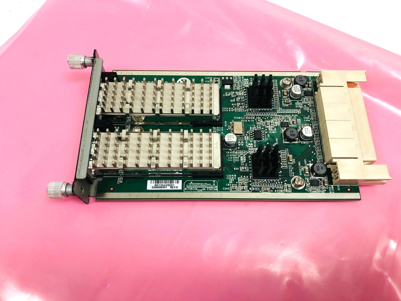 Dell 0FJ727 10GE XFP Dual Port Fiber Stacking Module. **UNTESTED**