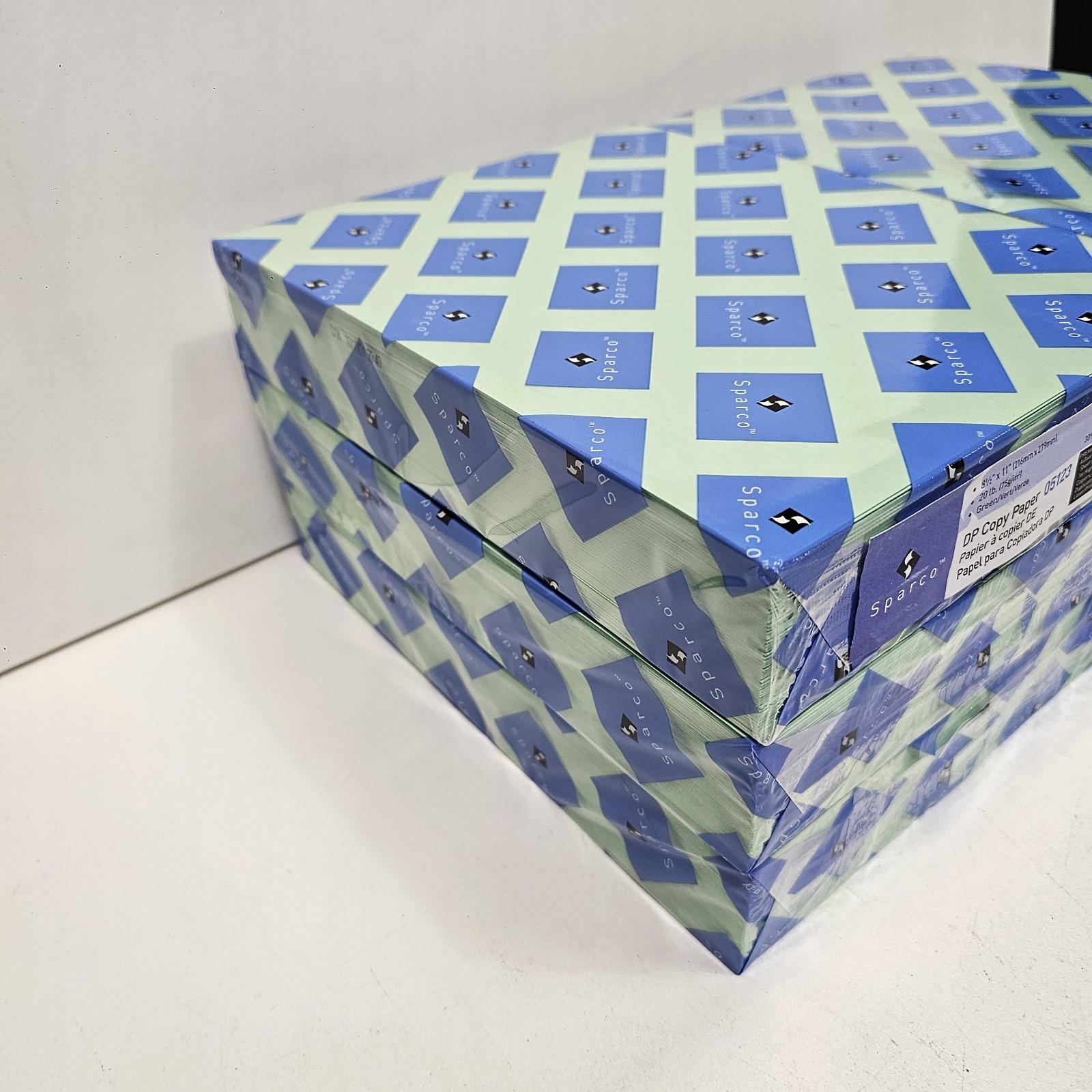 6 PK (3000 sheets) Sparco Premium Copy Paper 20Lb 8-1/2″x11″ 500/RM Green 05123