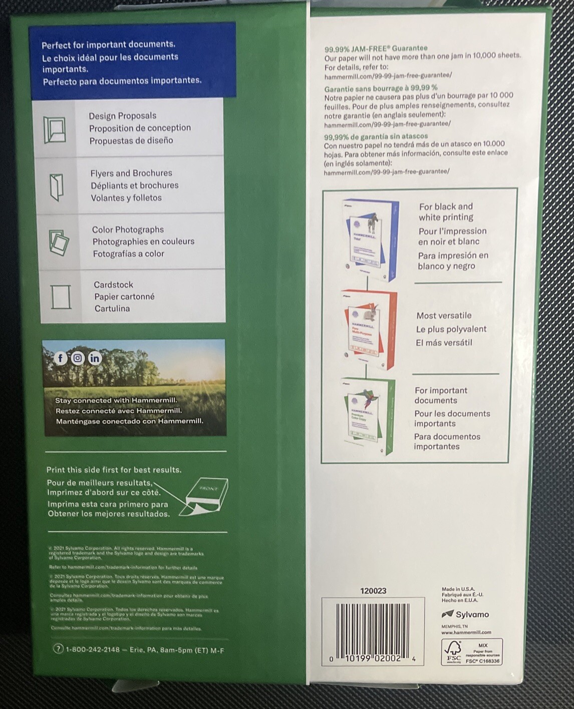 Hammermill Cardstock Premium Color Copy 80 lb 8.5 x 11-8 Pack 2000 Sheets – 1…