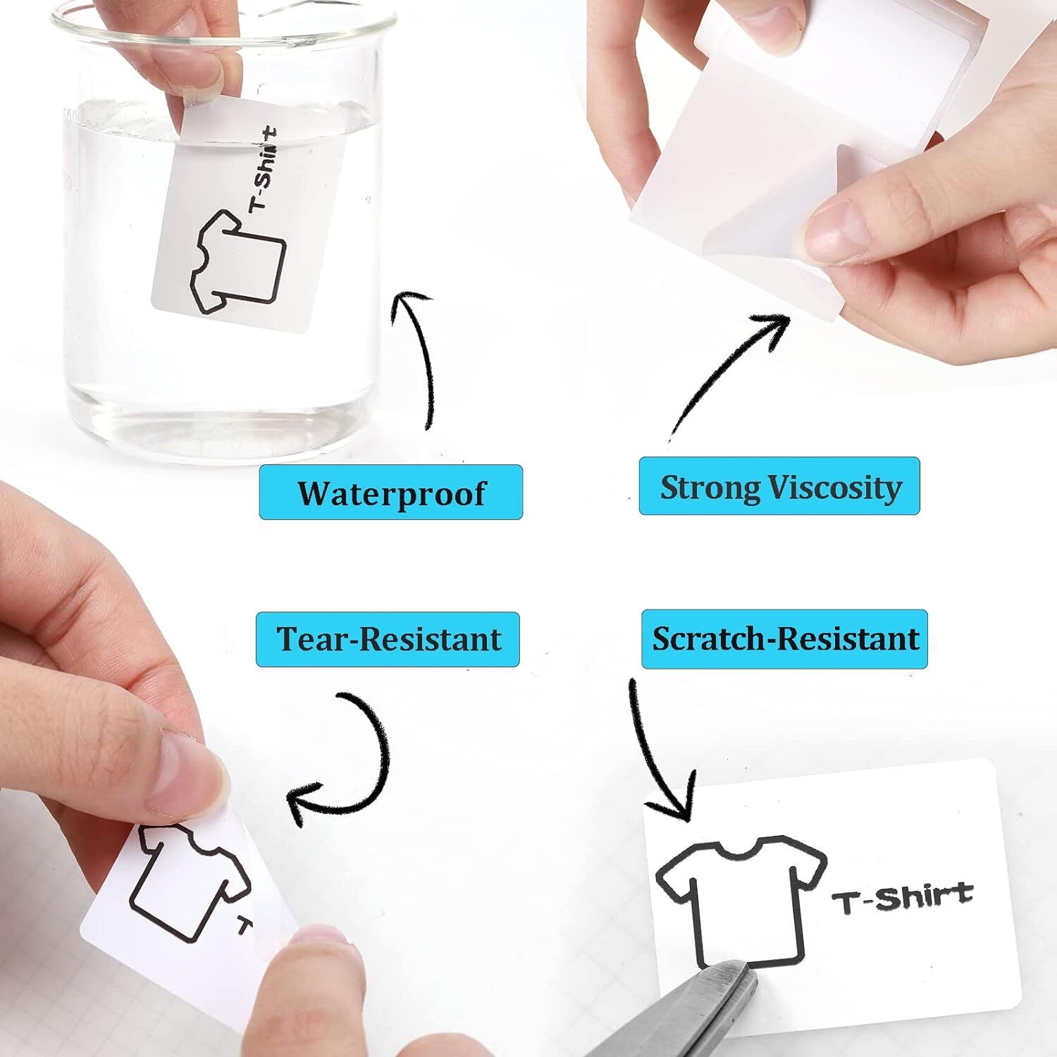 Thermal Sticker Paper Self-Adhesive Label for Phomemo M110 M120 M220 Printer