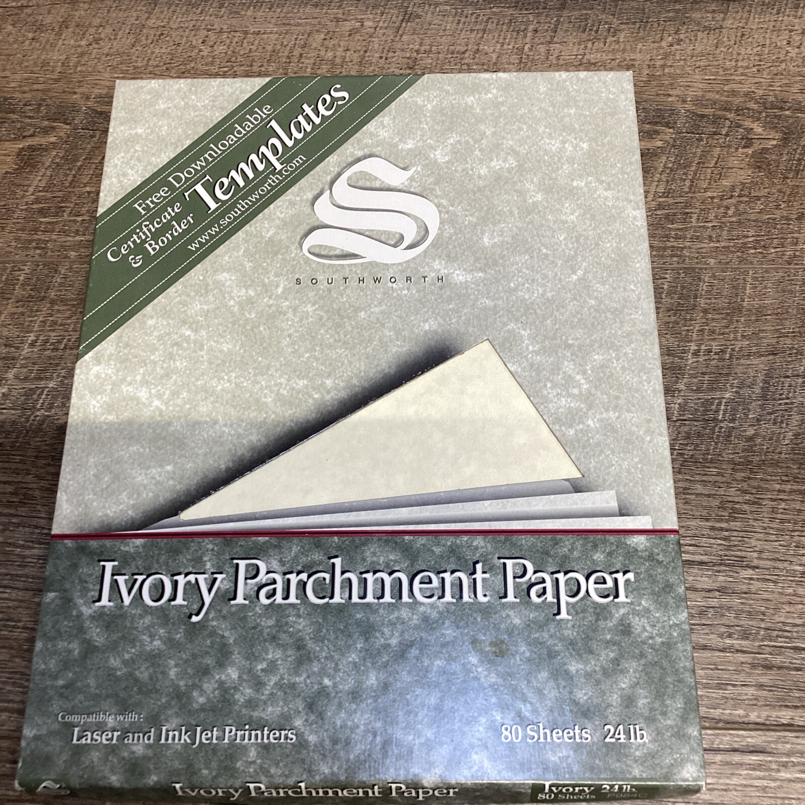 Southworth Colors + Textures Collection Fine Parchment Paper Ivory P984C 70 pcs