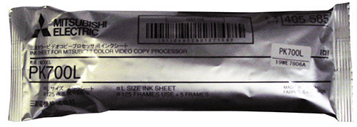 Mitsubishi PK700L Color Ink Ribbon for CP-700 Series Printers 1 roll