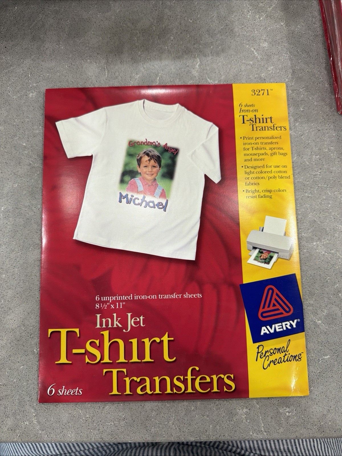 Ink Jet T-shirt Transfers – new & sealed