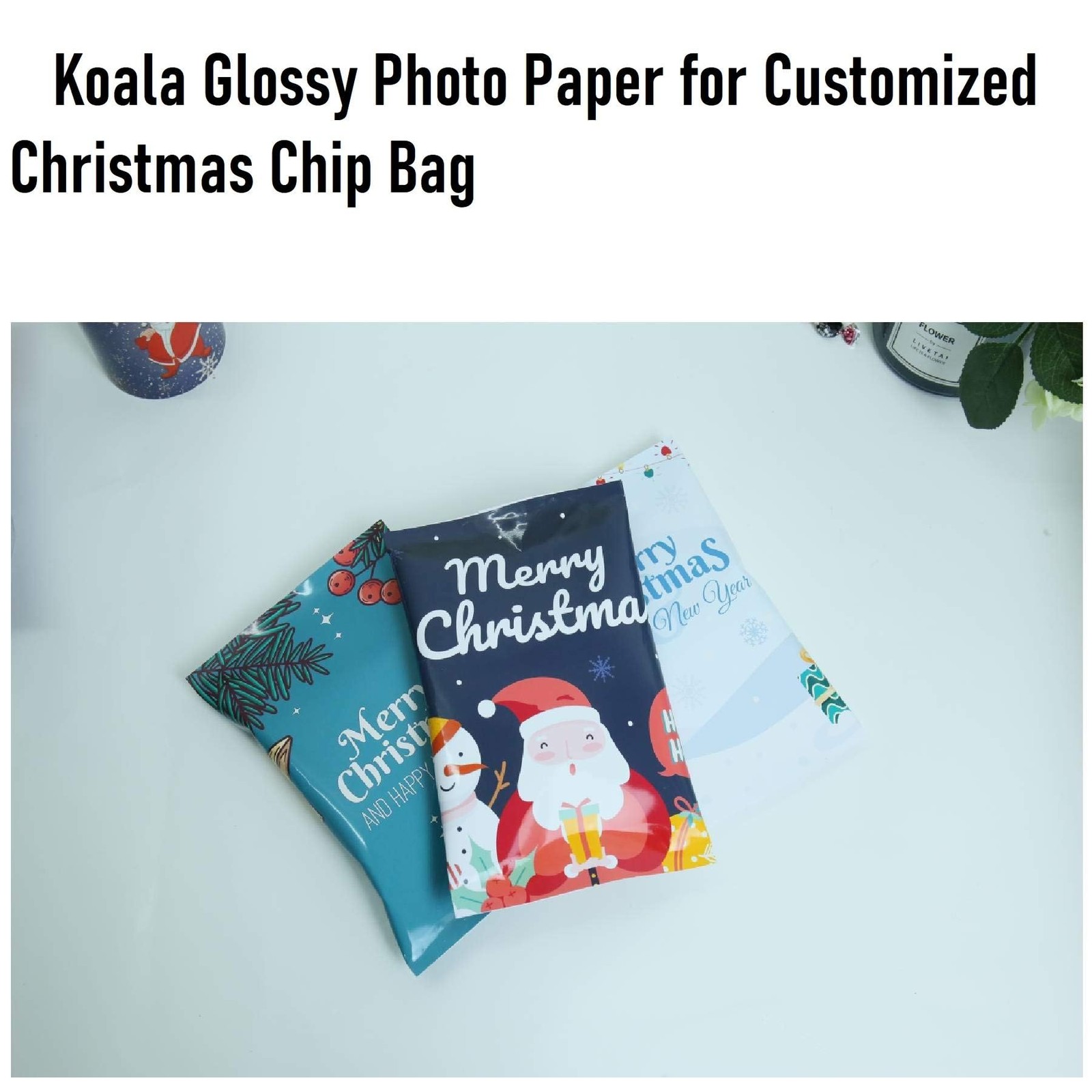 Koala Glossy Thin Inkjet Printer Paper for DIY Chip Bag and Print Brochure Fl…