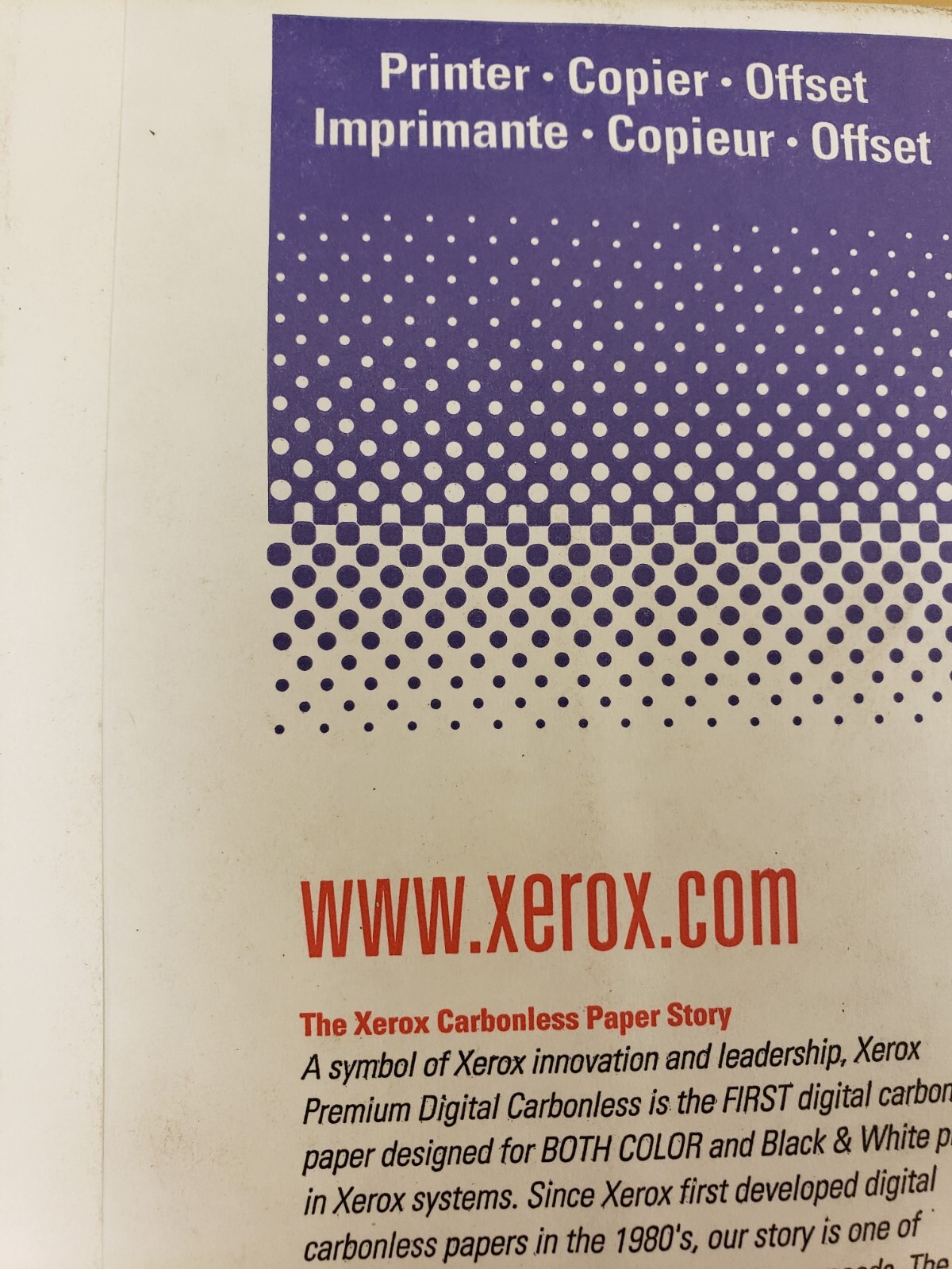 Xerox 8.5X11 Carbonless Paper White/Canary 3R12421 2 Part Straight 5000 Sheets