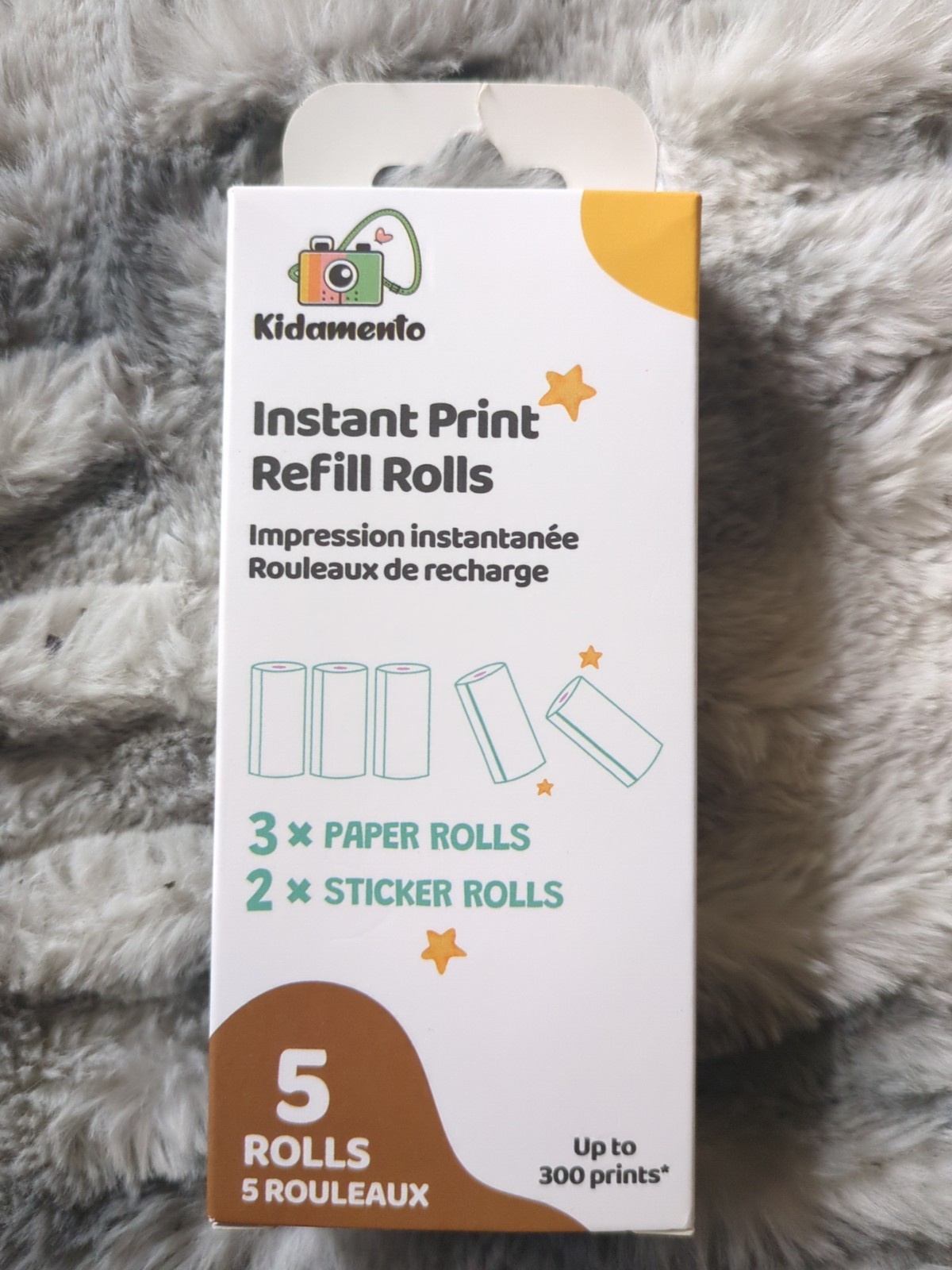 Kidamento Instant Print Kids Camera Original Thermal Printing Paper Roll Refills