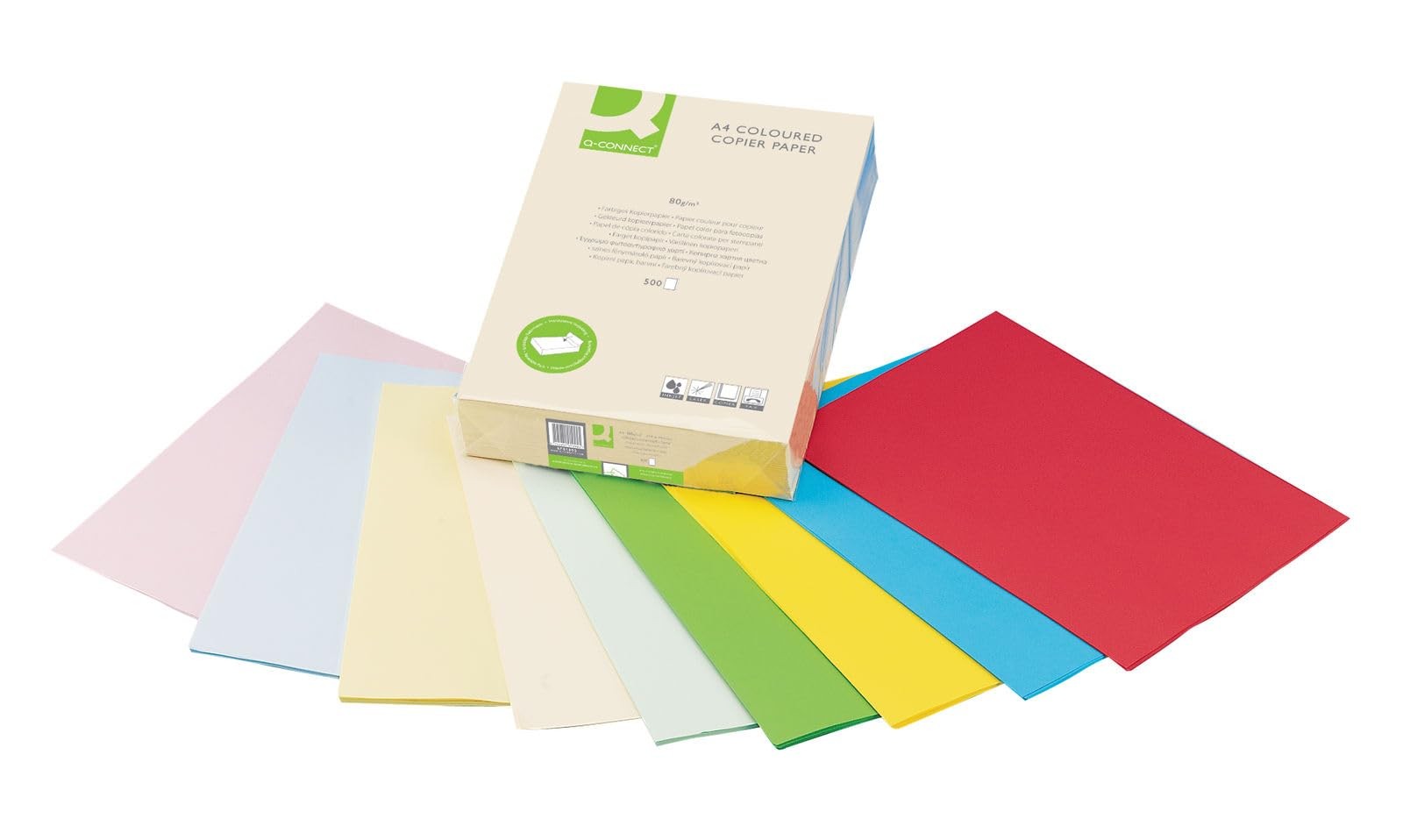 Copy Paper Multicoloured A4 80 GSM 1 Ream Light Blue