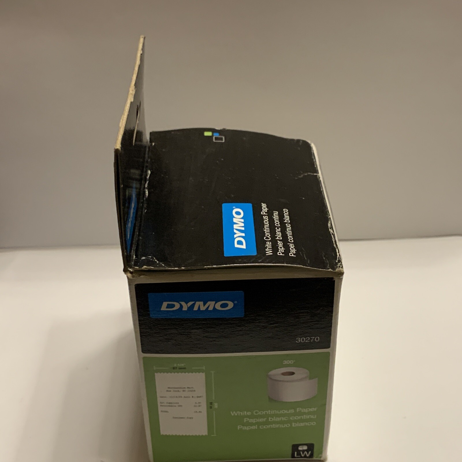DYMO LabelWriter Continuous-Roll Receipt Paper 3 1/2 x 300 White 30270