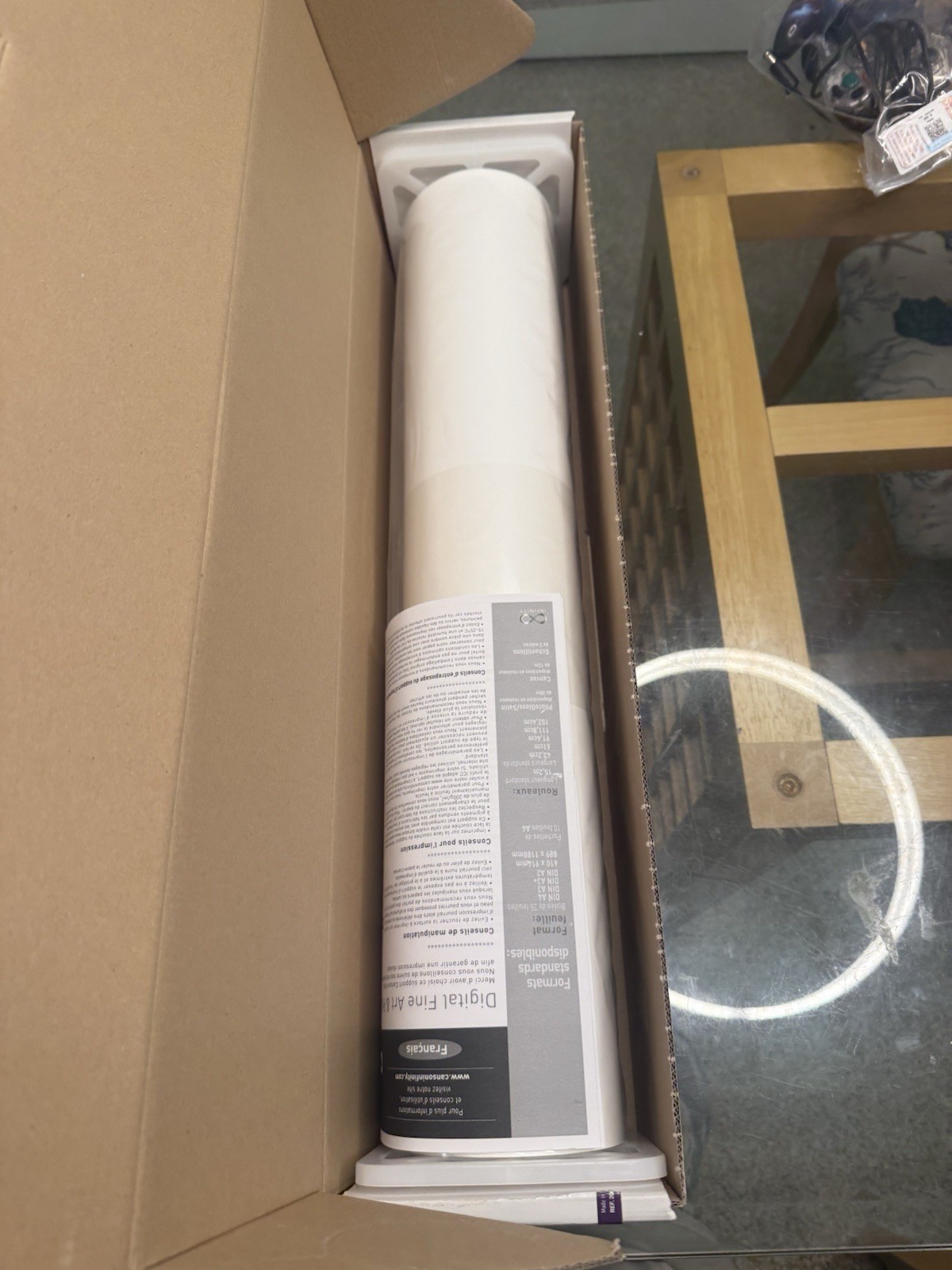 Canson Infinity Baryta Photographique, pure white, Satin Baryta, 24″ X 50″ 310g