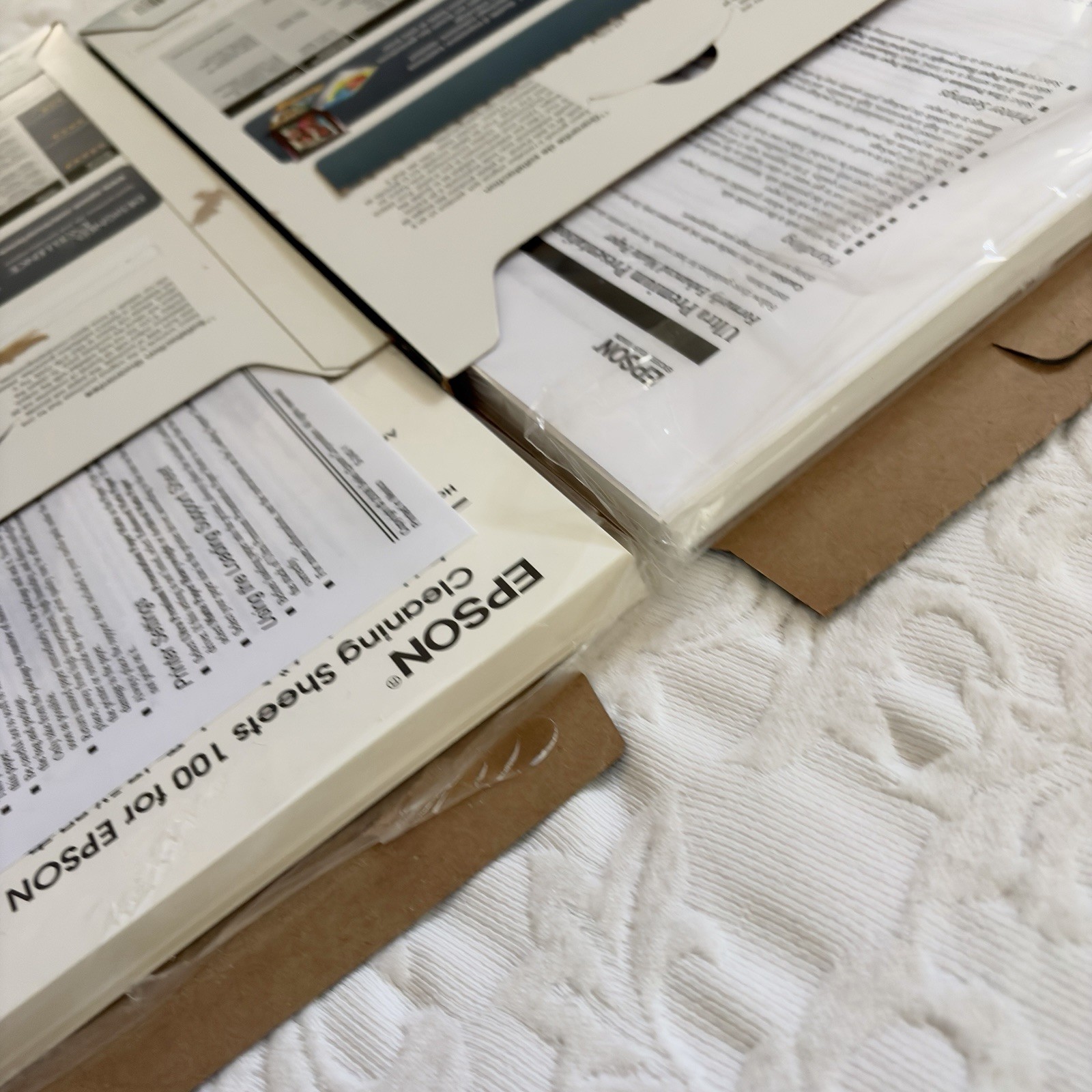 Lot Of 2 Epson Ultra Premium Presentation Paper Matte 8.5×11 50 Sheets READ
