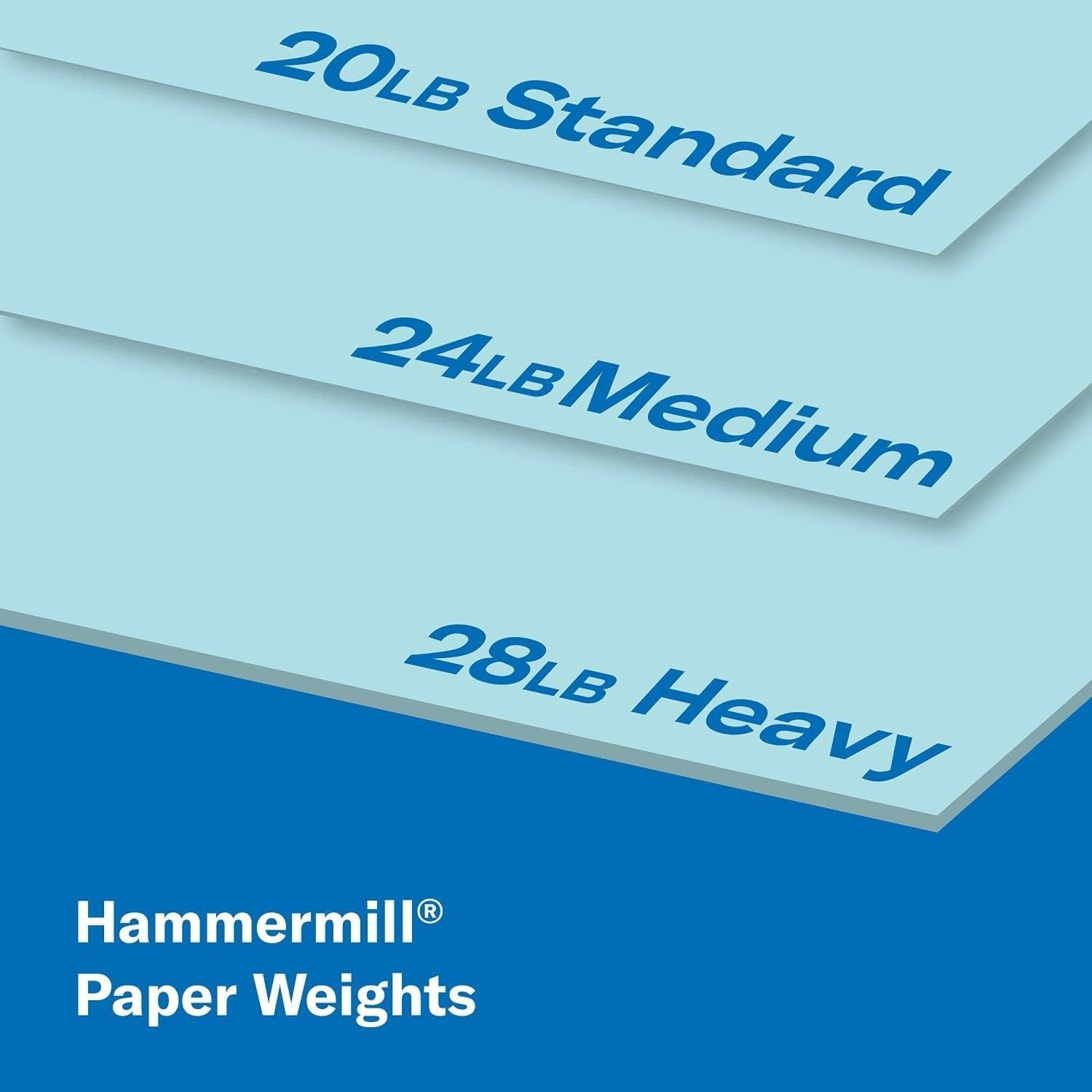 Sustainable 20 lb Blue Printer Paper, 8.5 x 11, 500 Sheets – 30% Recycled Fiber