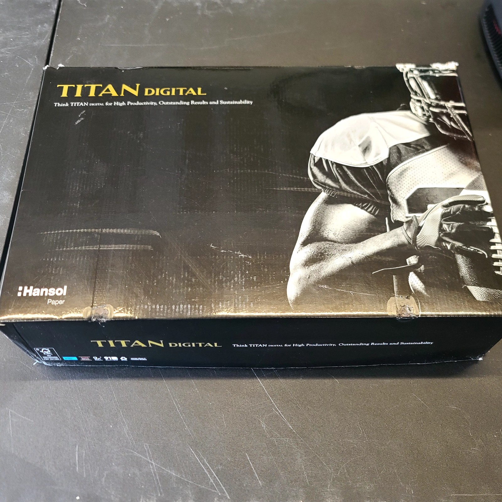 Hansol Paper® Titan Digital White Dull 80 lb. Cover 66M 18×12 in. 480 Sheets